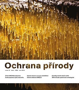 Obálka časopisu Ochrana přírody.