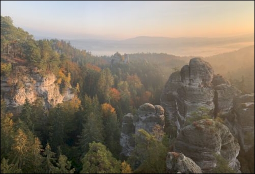 Krajina CHKO Český ráj.