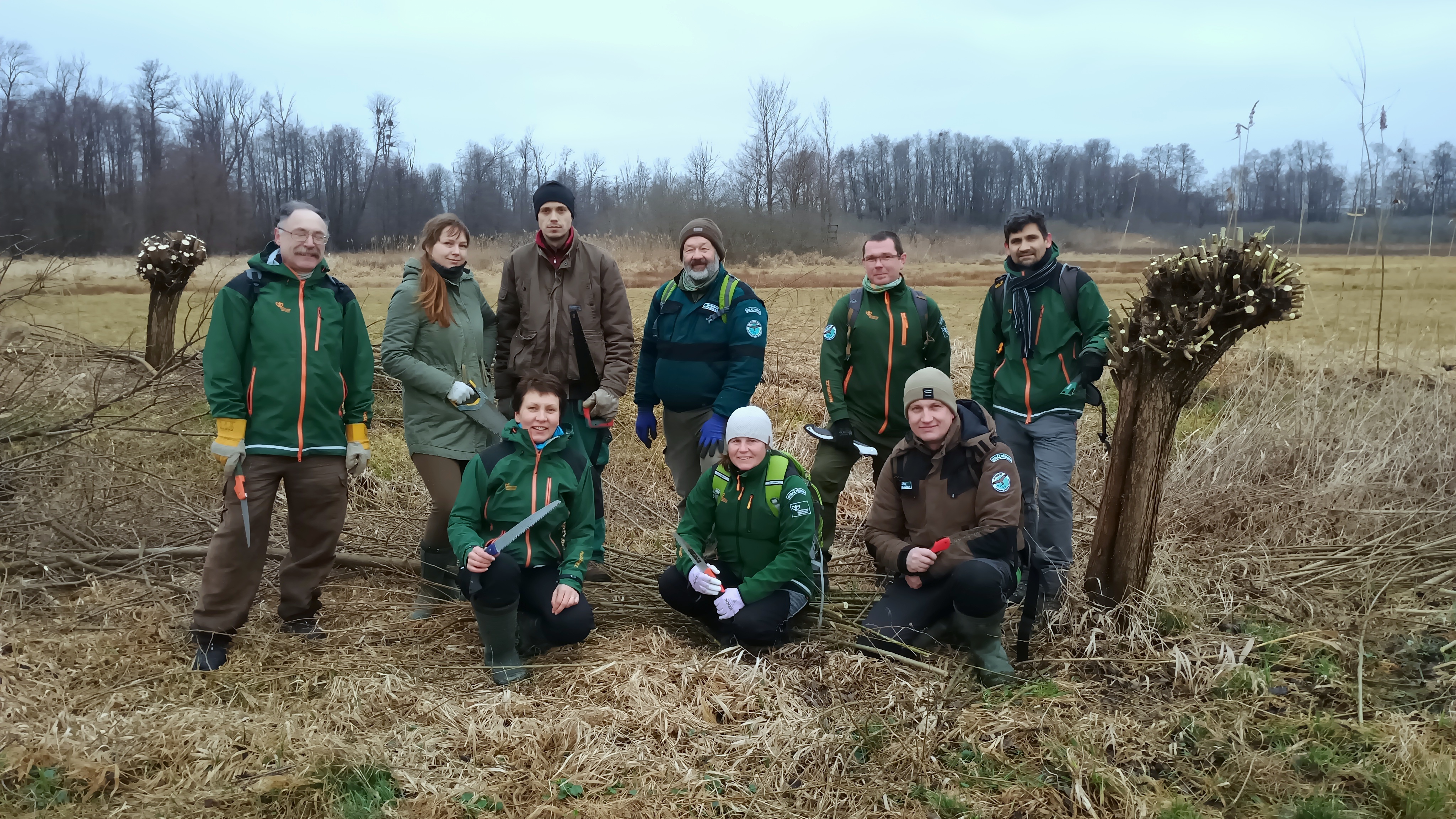Strážci přírody Poodří ořezali vrby.